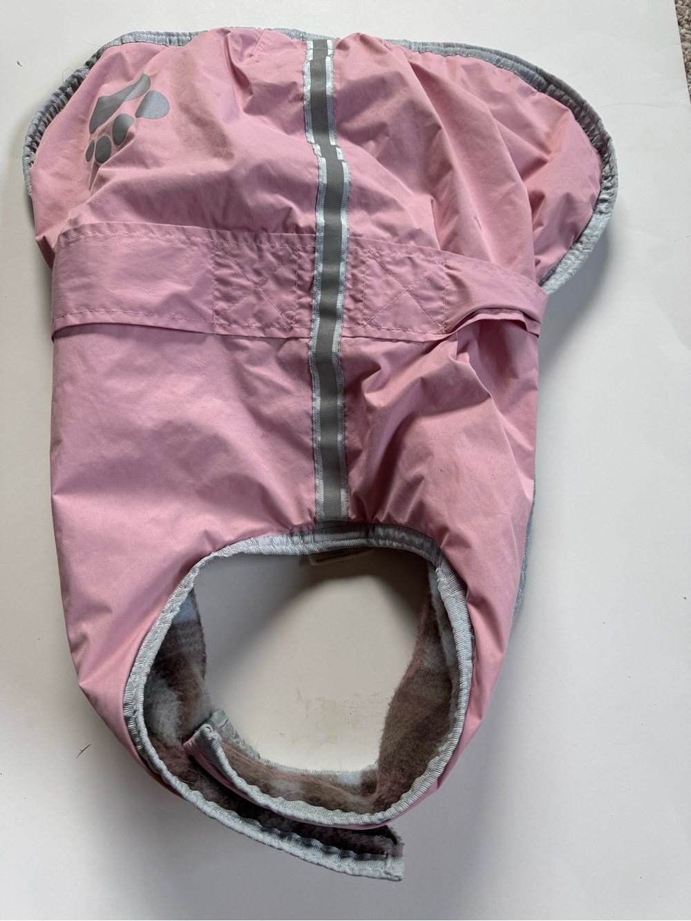 Top Paw Pink Reflective Dog Winter Jacket
